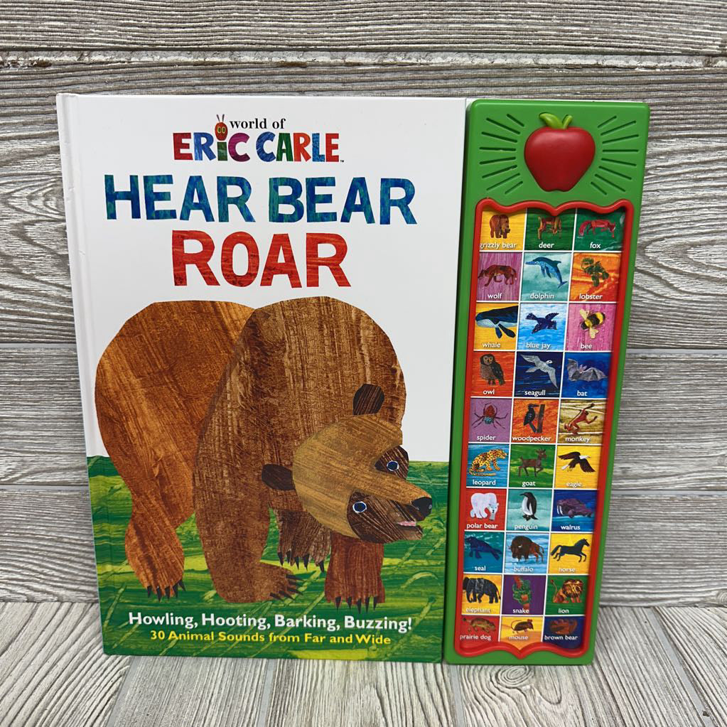 Eric Carle Hear Bear Roar Sound Book