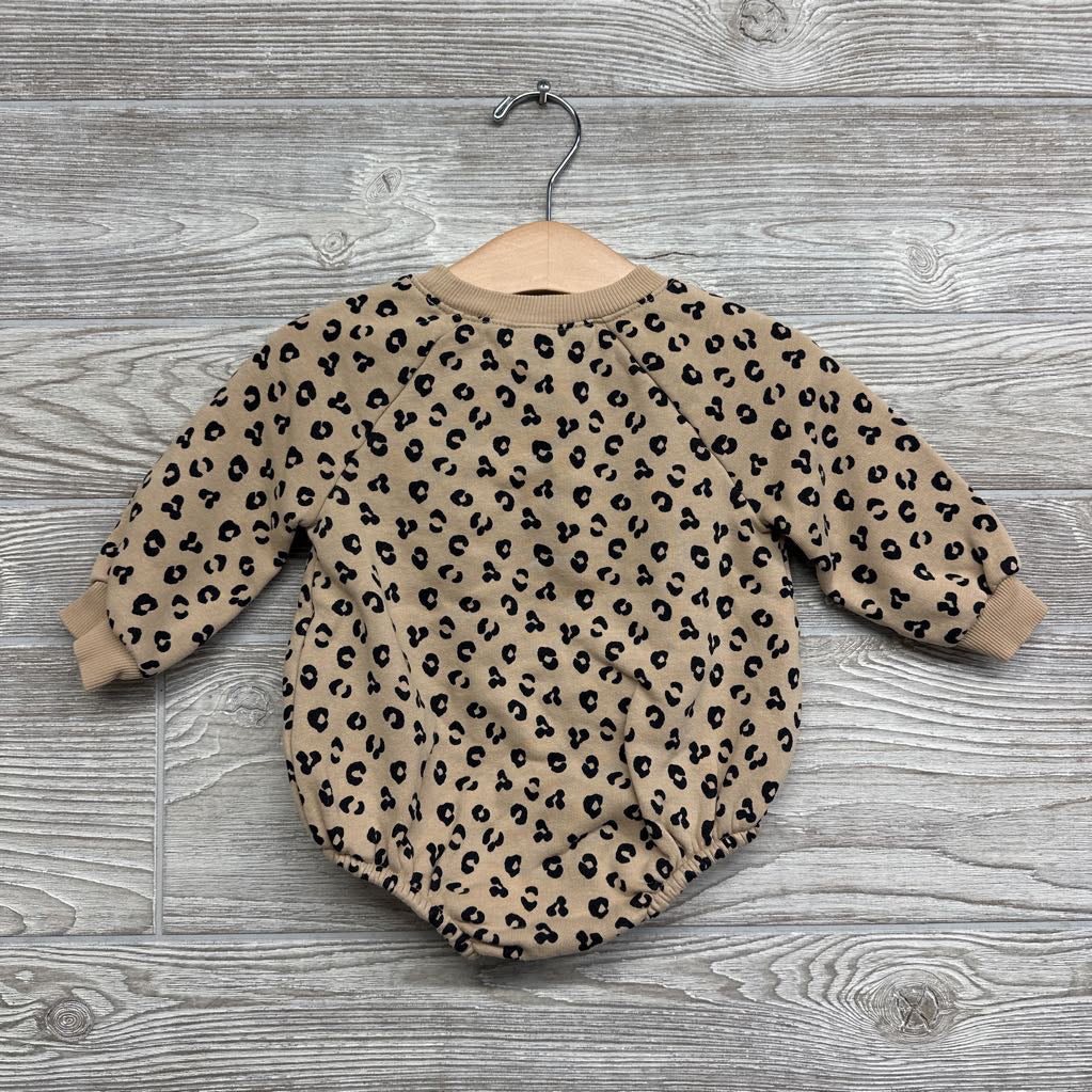 Crewneck Bodysuit Animal Print 6-12M