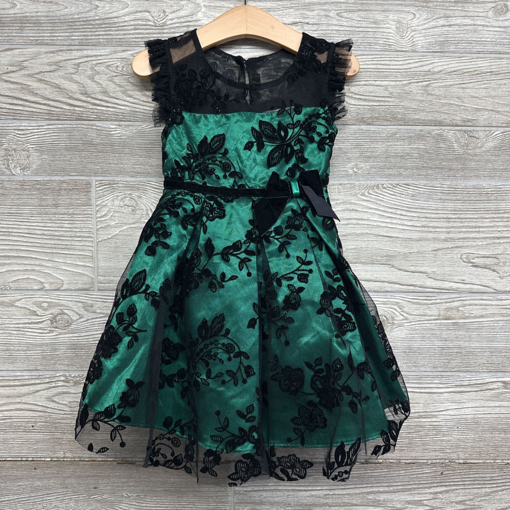 Tulle Layered Dress Flowers 2t