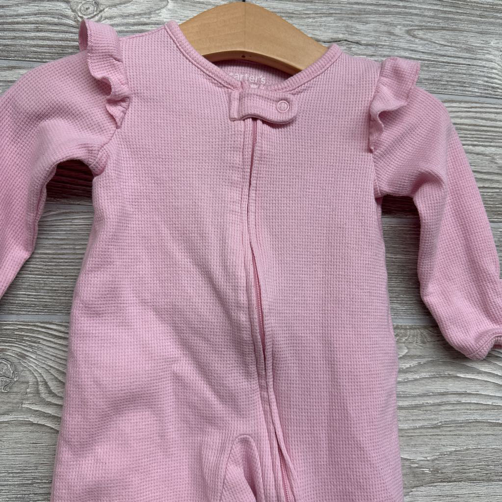 Waffle Knit Sleep & Play Ruffles 0-3M