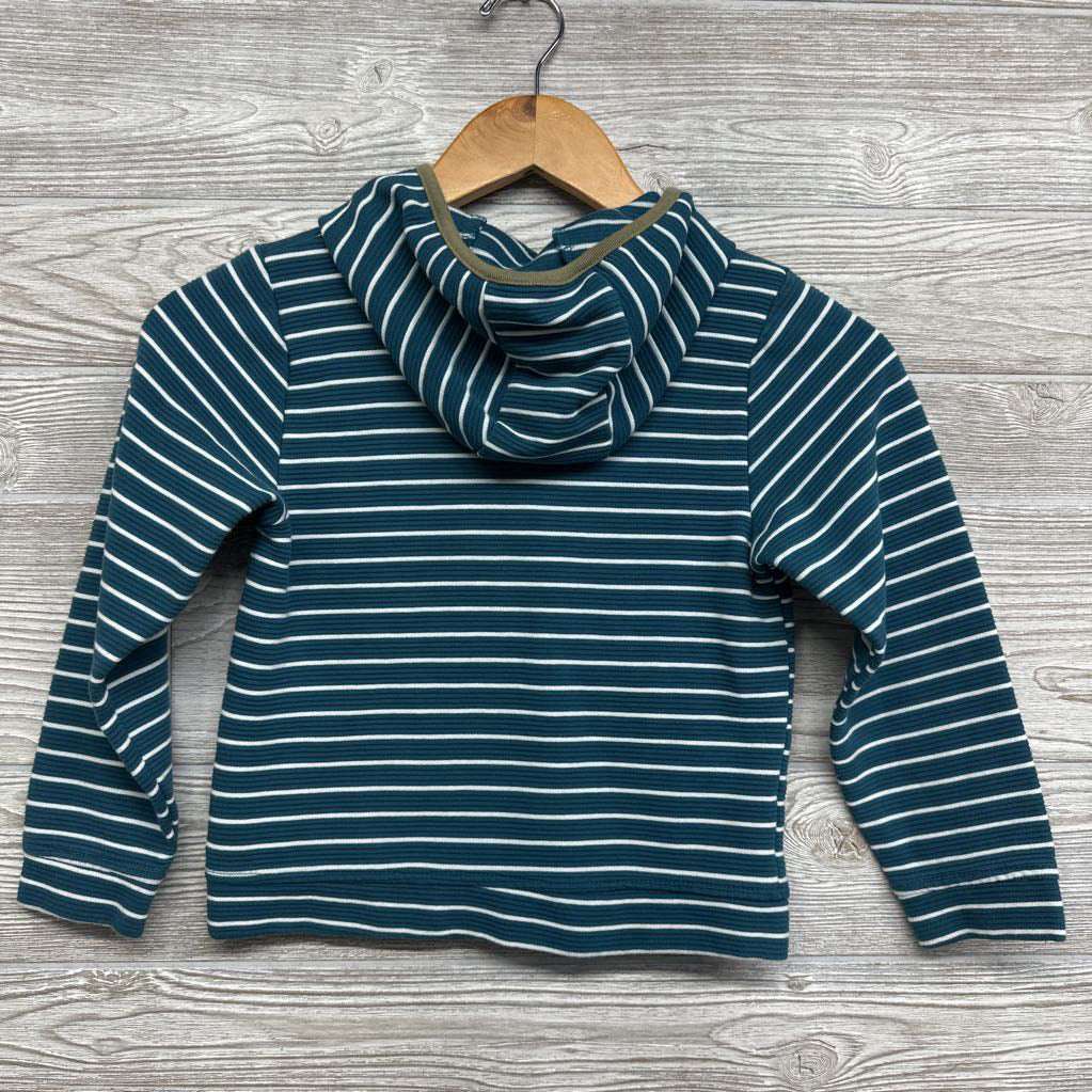 1/4 Snap Pullover Shirt W/ Hood Stripes 7