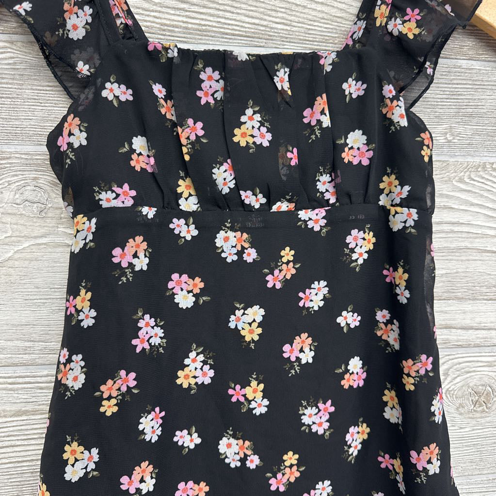Tank Sheer Floral Dress 6-7