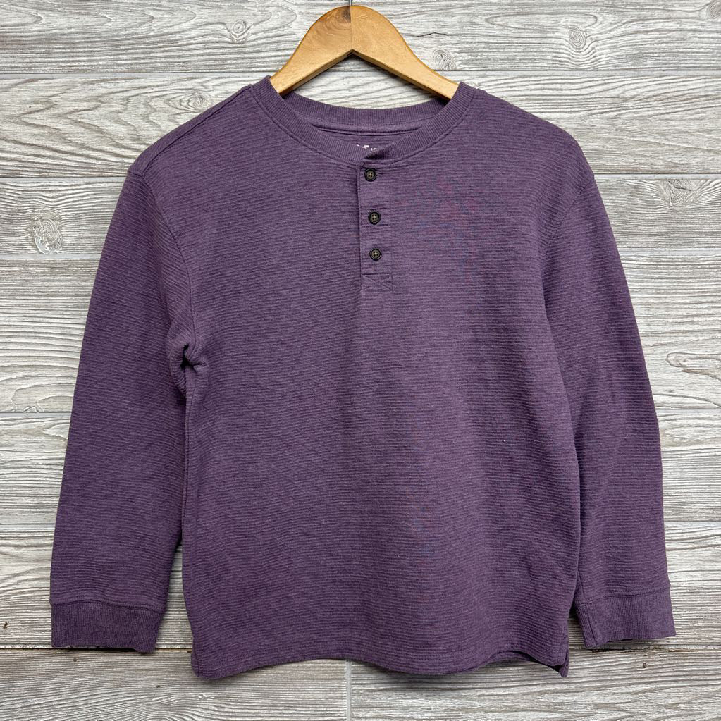 Ribbed Henley Shirt 10-12