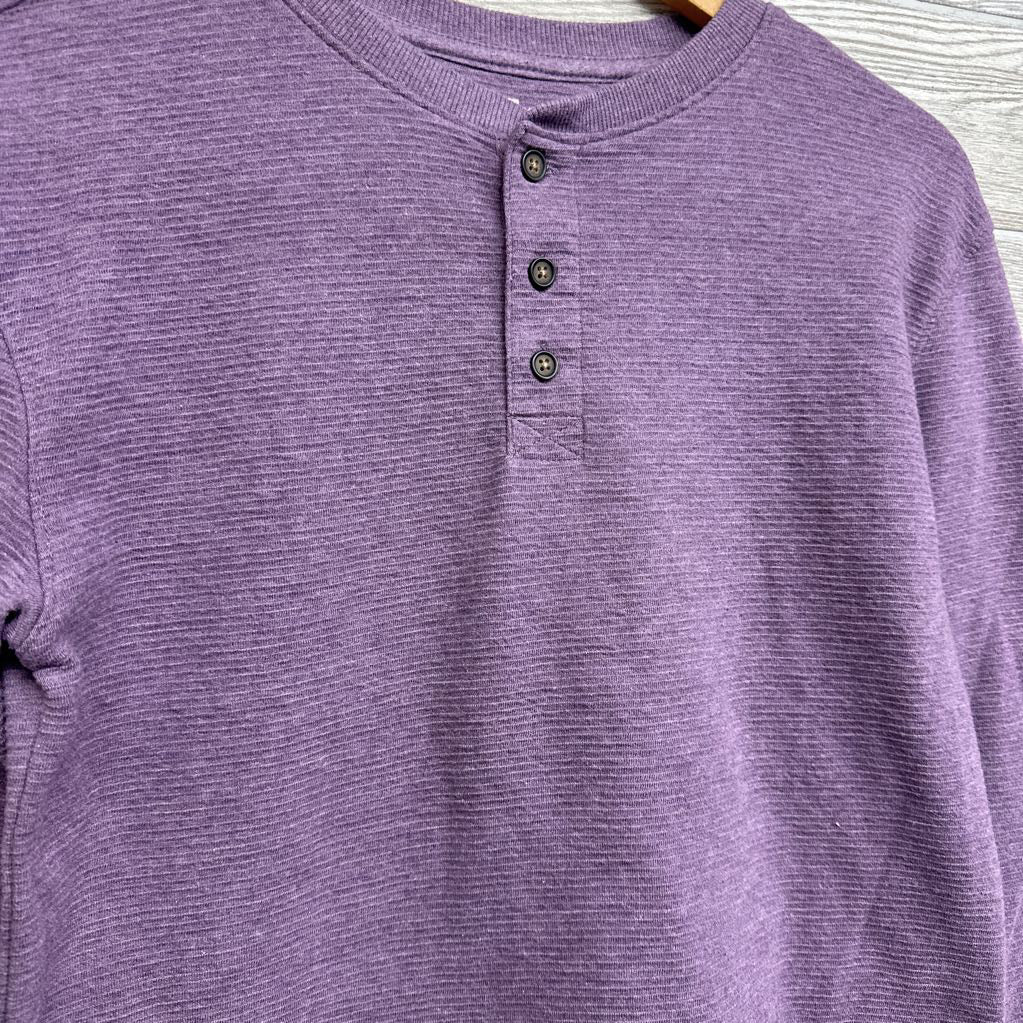 Ribbed Henley Shirt 10-12