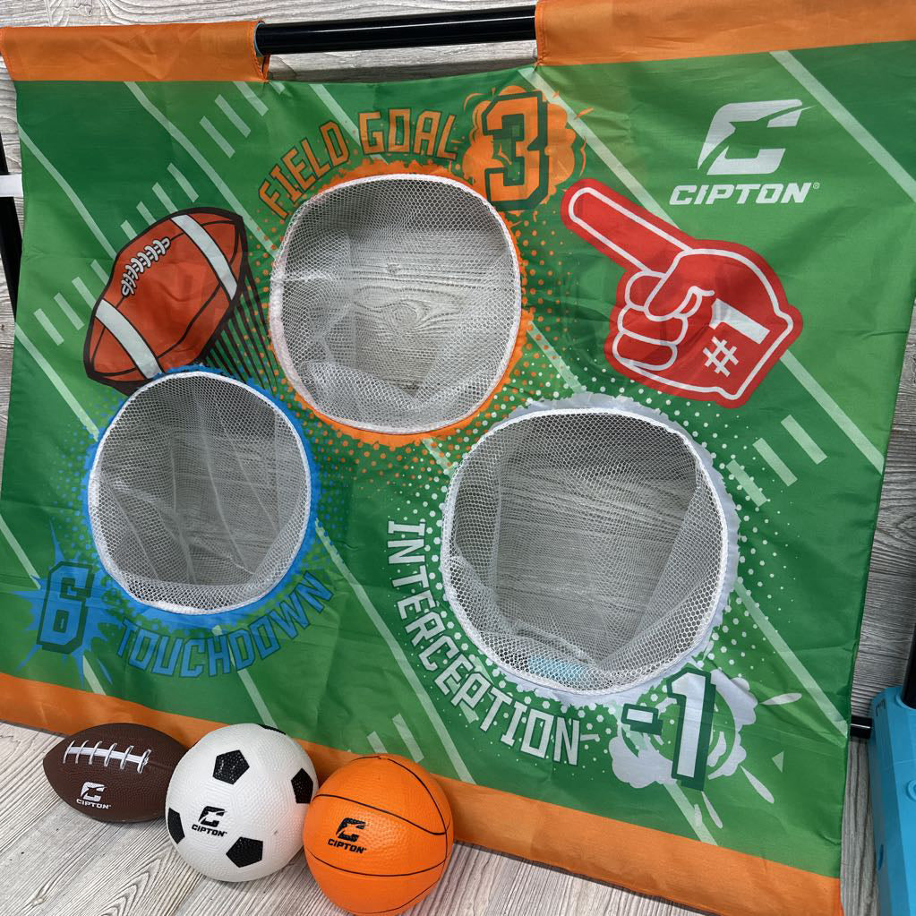 3 in 1 Moving Multi Sports Toy Basketball Set
