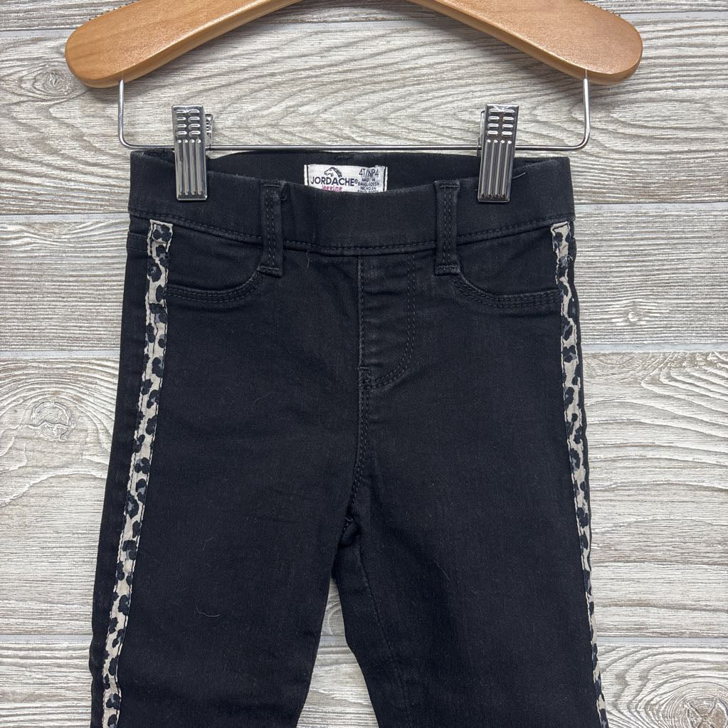 Jeggings Side Stripe Animal Print 4t