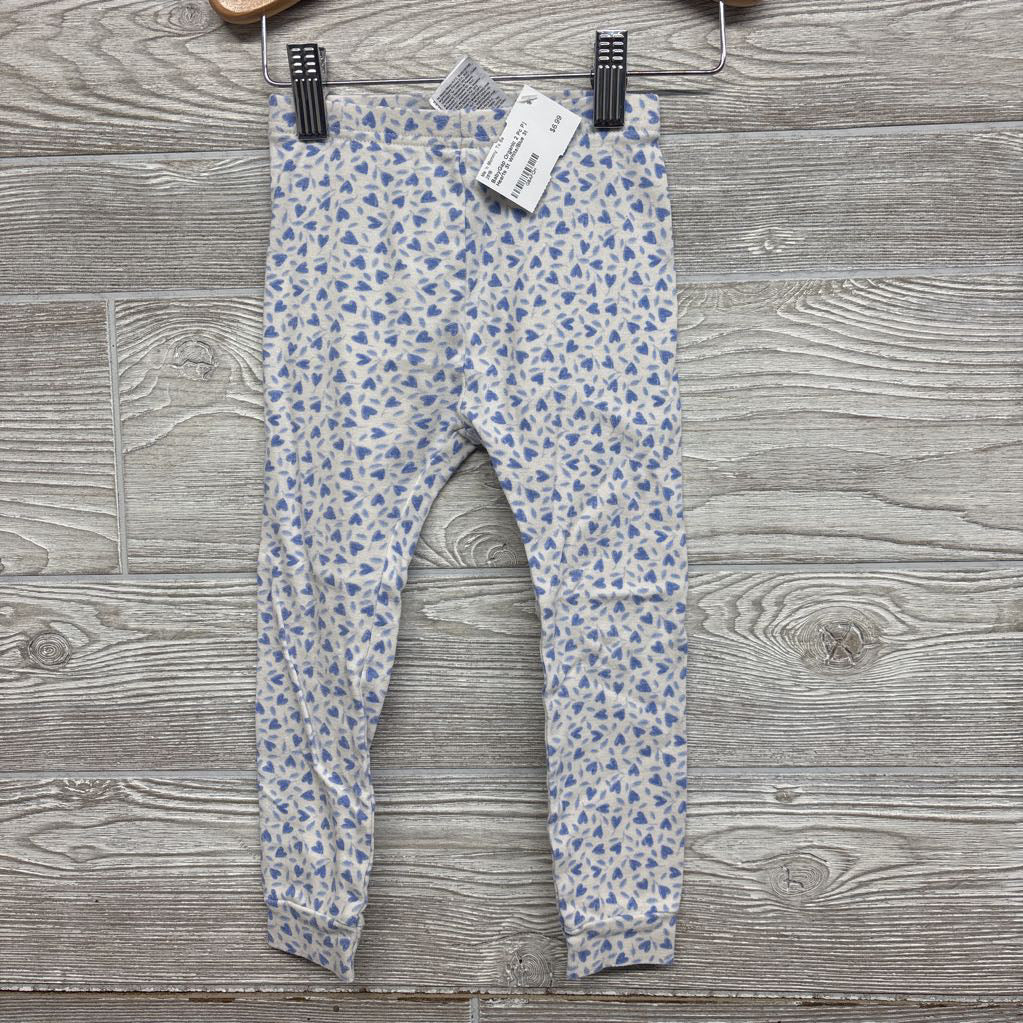 Organic 2 Pc Pj Hearts 3t