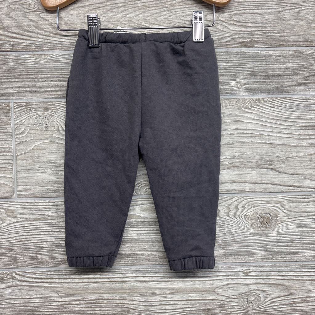 French Terry Pants Ribbed Pockets 3-6M