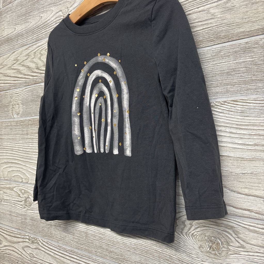 LS Shirt Rainbow 4t