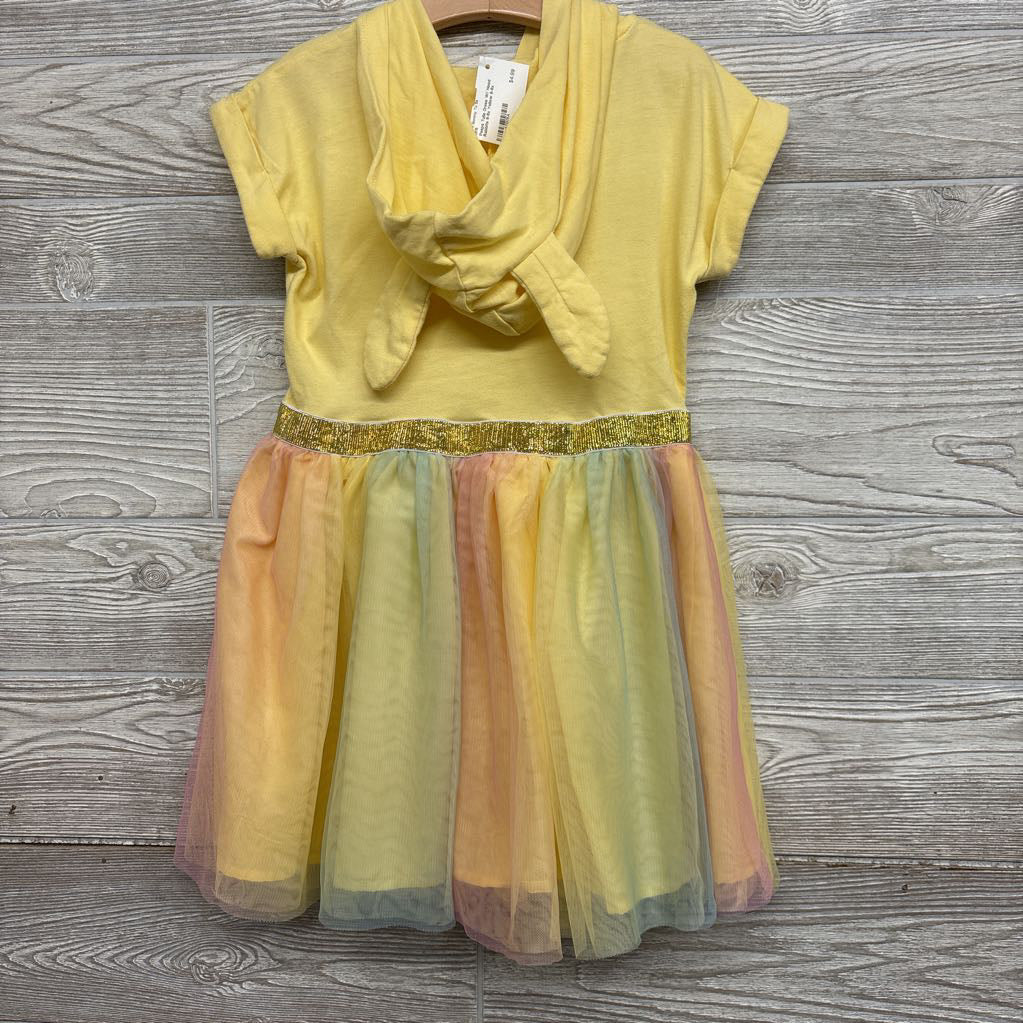 Tulle Dress W/ Hood Rabbits 6-6x
