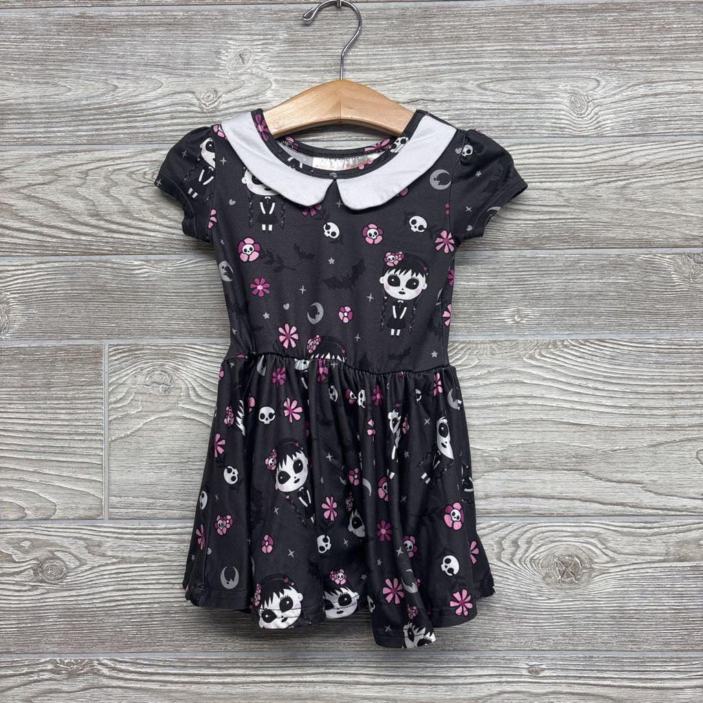 Dress Scallop Neckline Wednesday 12-24M