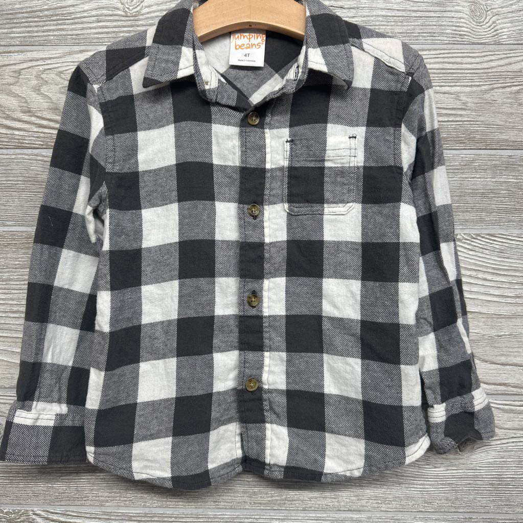 Gingham Button Up Shirt 4t