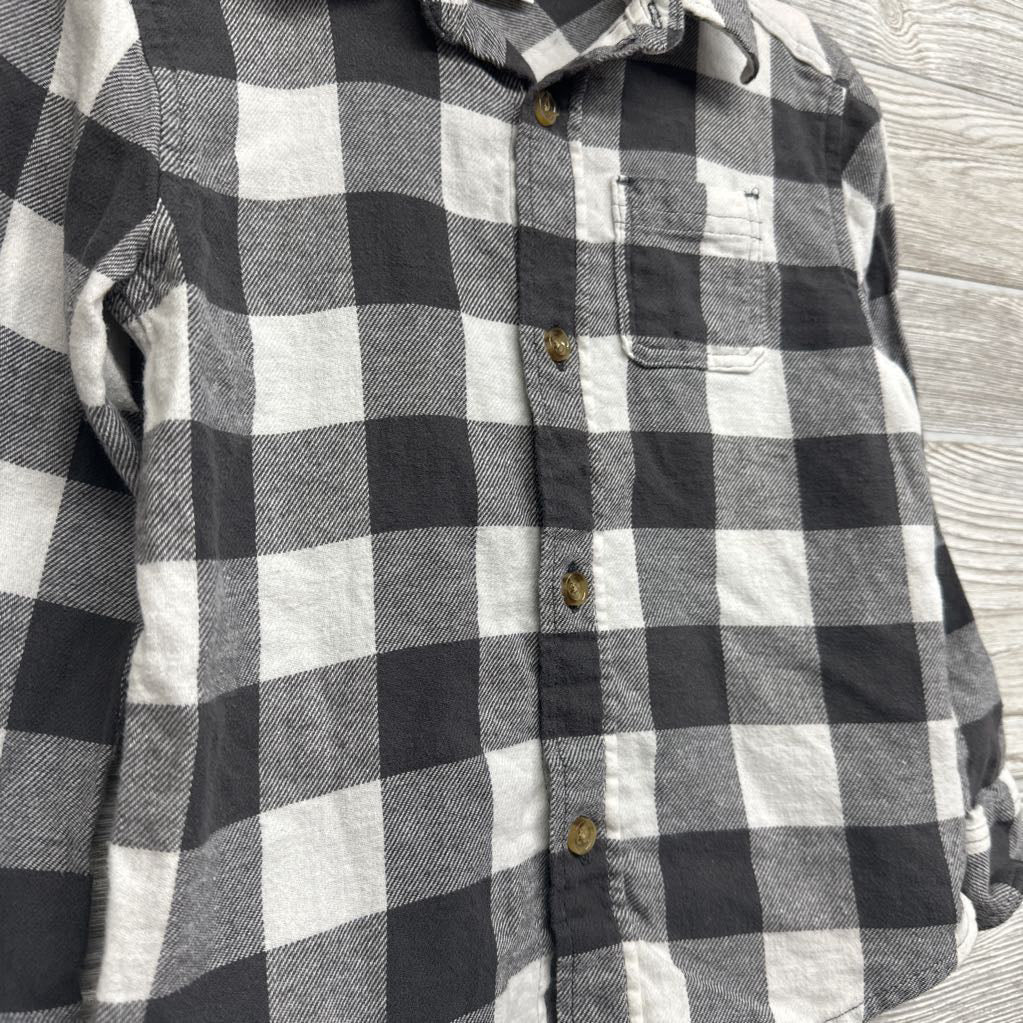 Gingham Button Up Shirt 4t