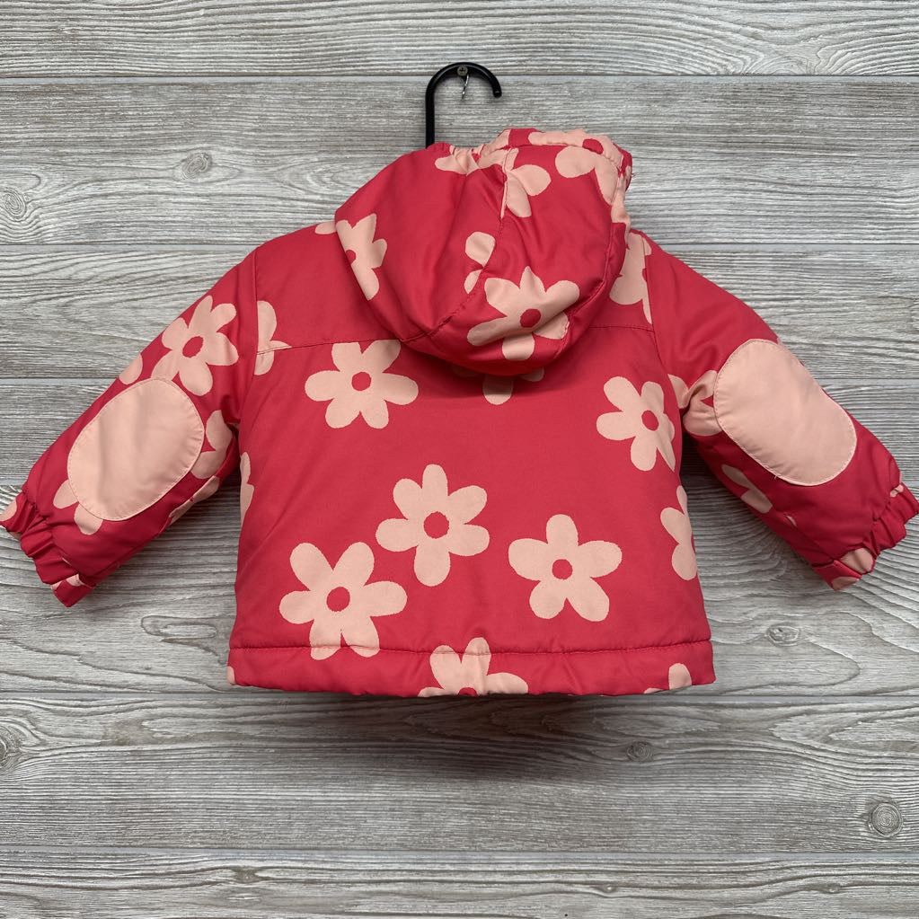 3 In 1 Winter Coat Flowers 12M