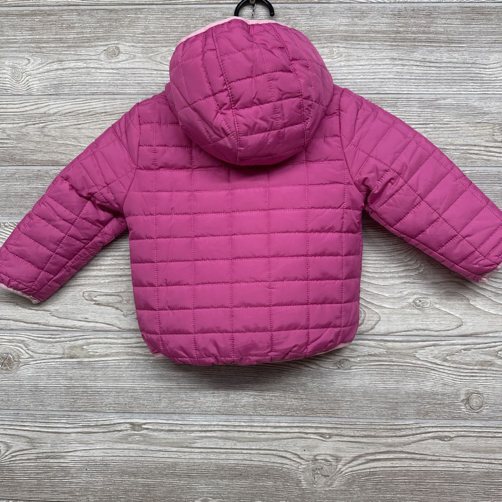Quilted Coat W/ Hood 2t