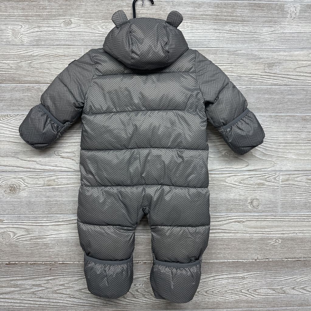 Puffer Snowsuit Chevron 6-12M