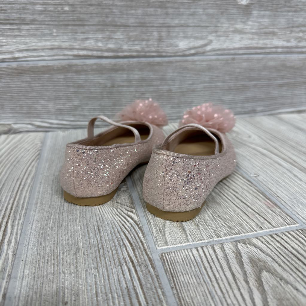 Glitter Flats W/ Bow 5c