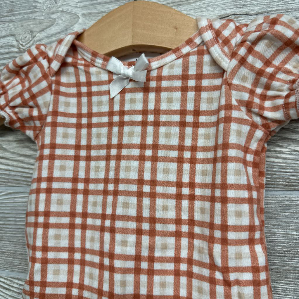 Plaid Bodysuit 0-3M