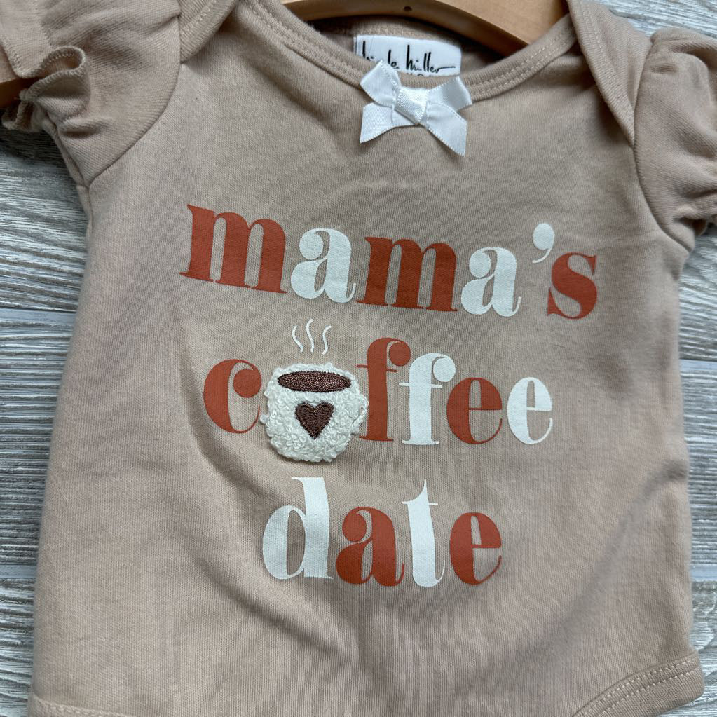 Bodysuit Mama's Coffee Date 0-3M