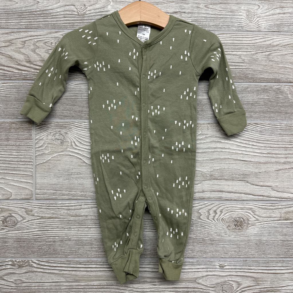 Snap Coverall Trees 3-6M