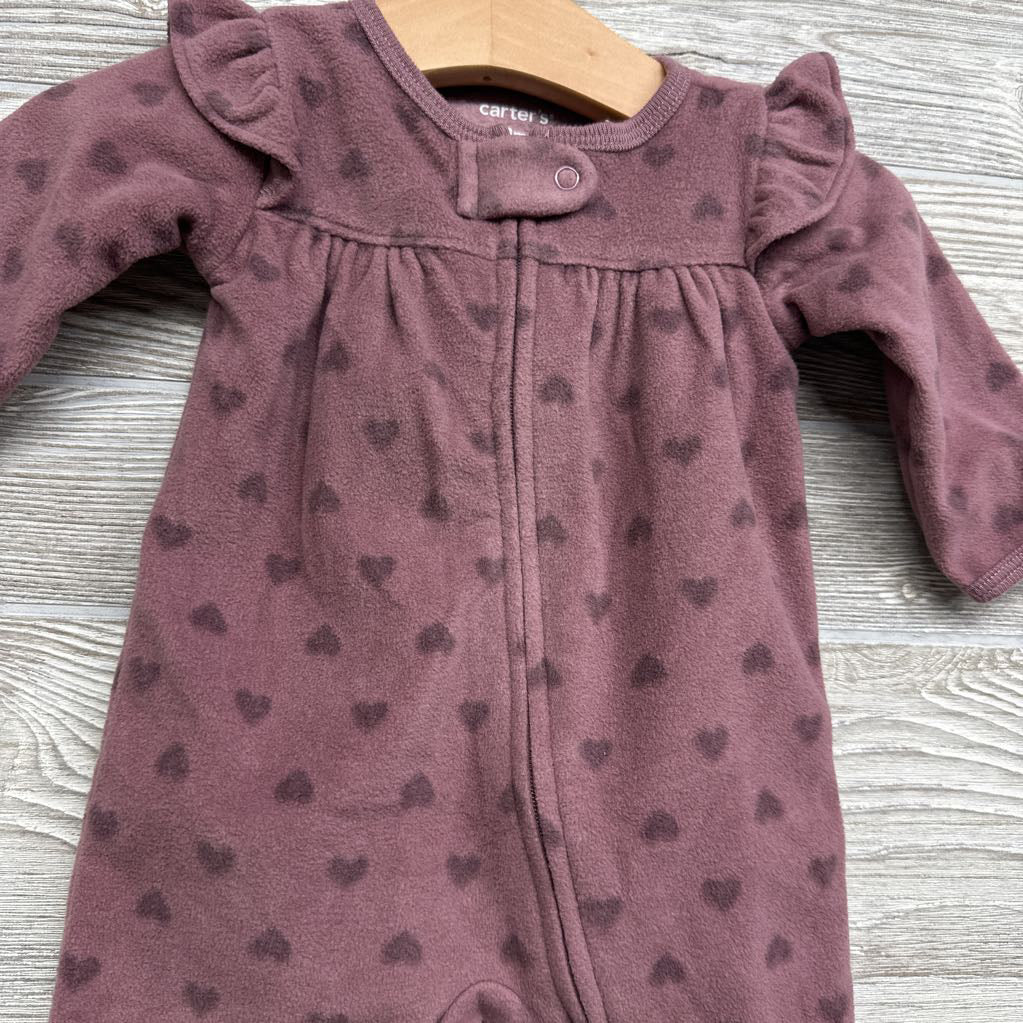 Fleece Sleep & Play Hearts 3M