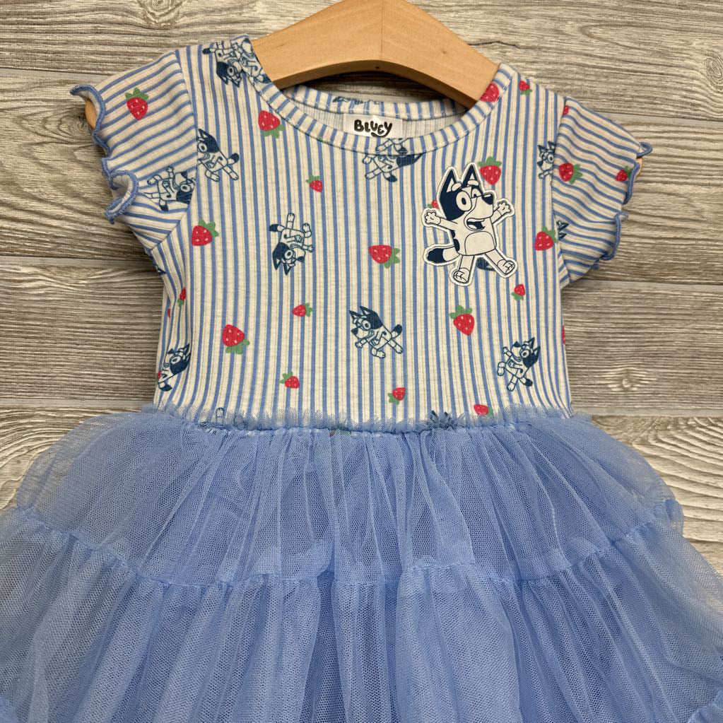 Tutu Dress Stripes & Strawberries 18M
