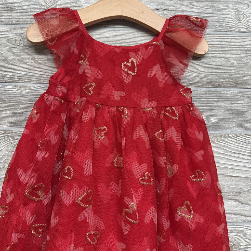 NEW Tulle Dress Hearts 18M