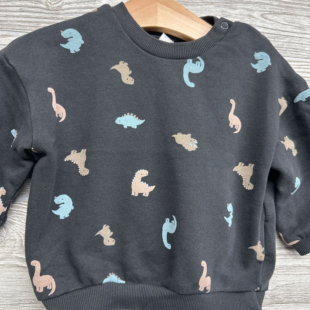French Terry Crewneck Dinosaurs 12M