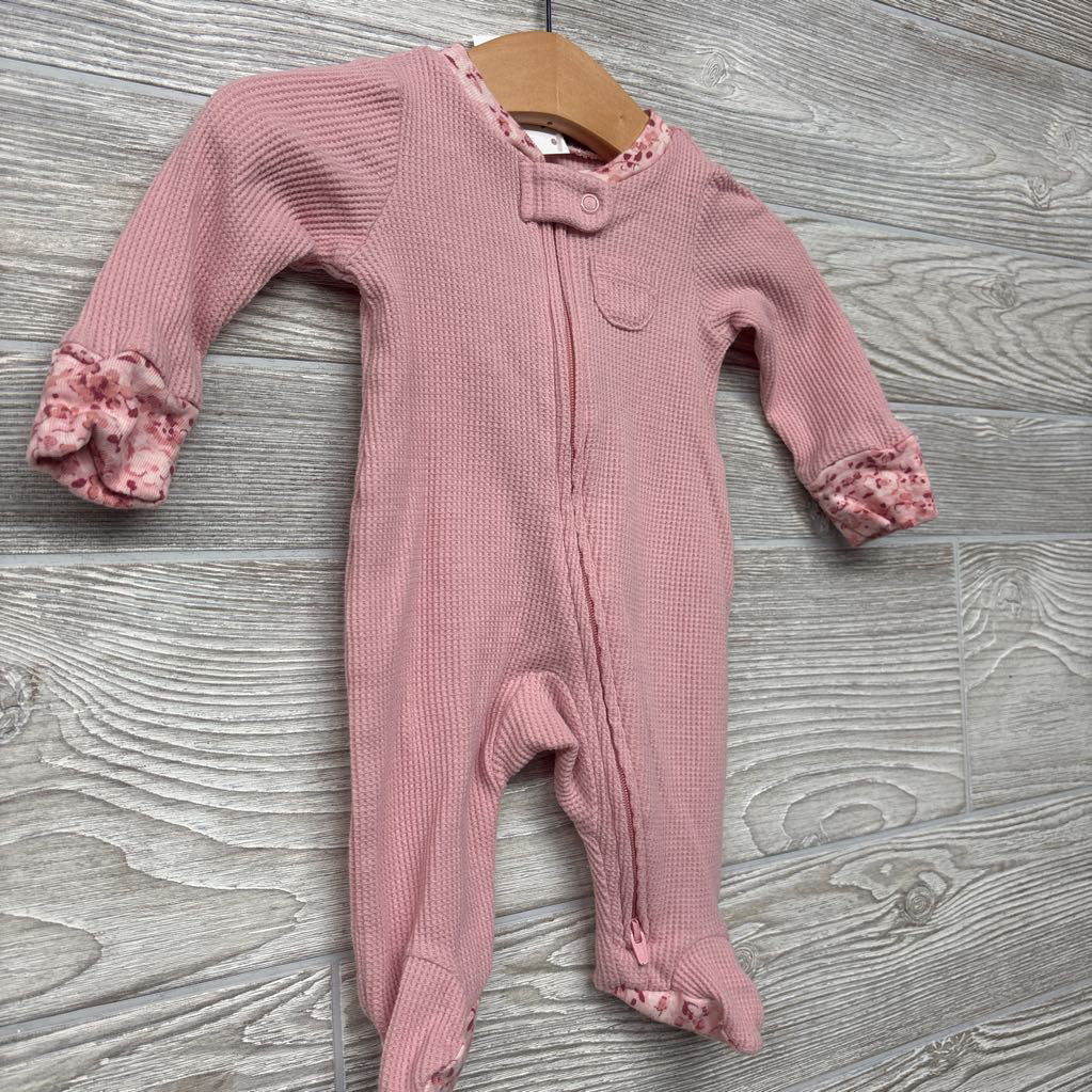 Waffle Knit Sleep & Play Flowers NB