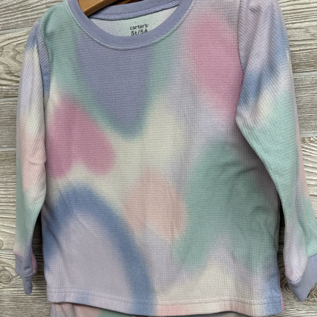 2 Pc Textured Pj Tie Dye 5