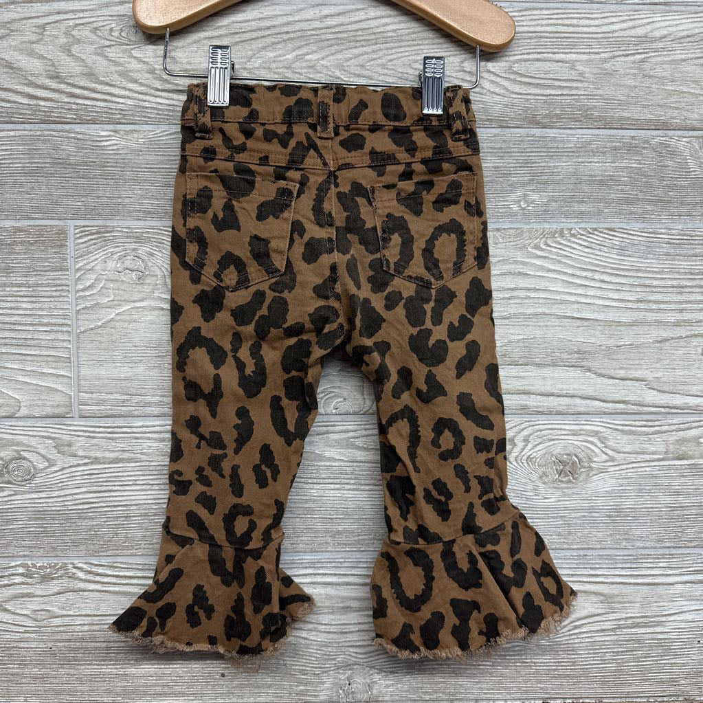 Animal Print Flare Jeans 3t