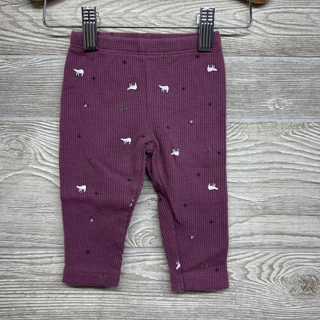 Waffle Knit Bodysuit & Pants Bears 6M