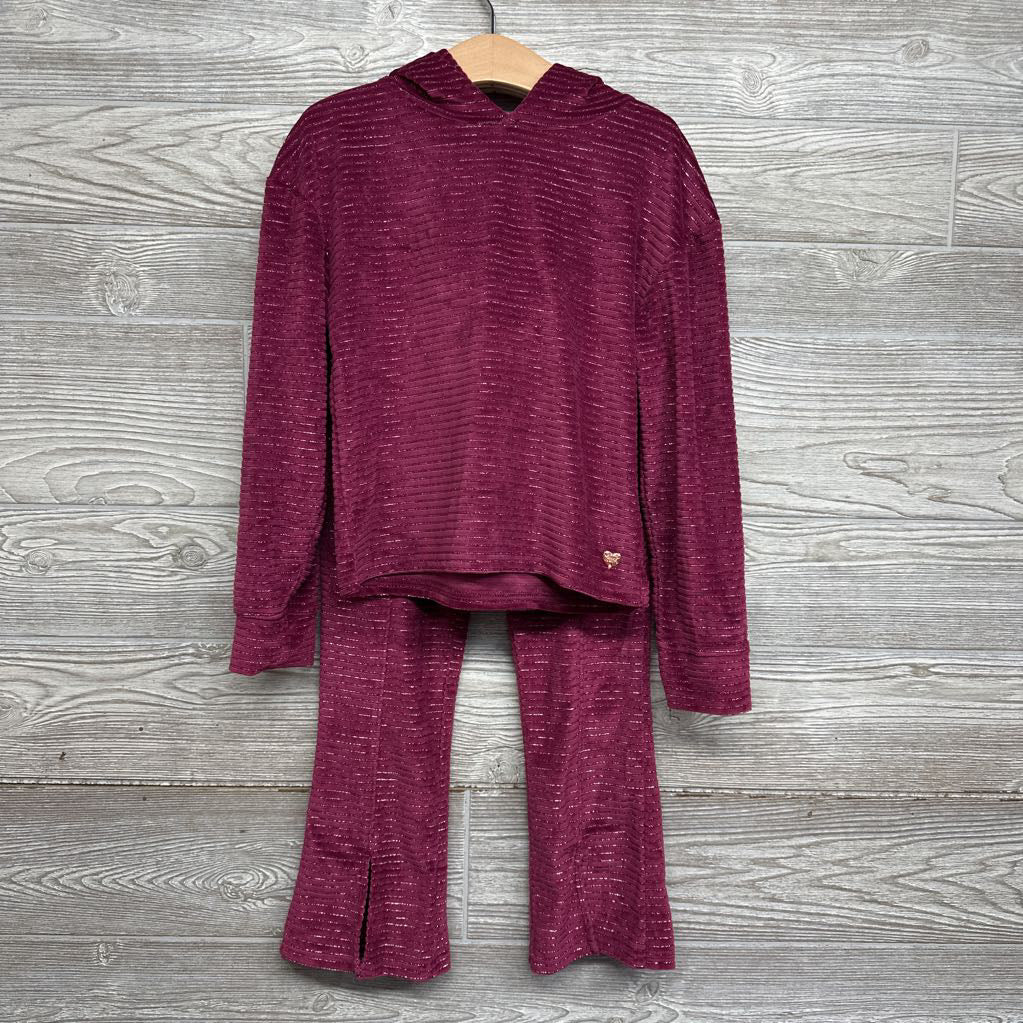 NEW Ribbed Glitter Striped Pullover & Pants 7