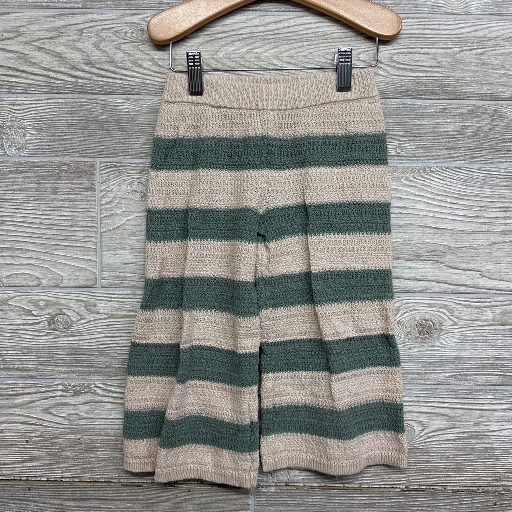 Ruffle Sweater Shirt & Pants Stripes 4t