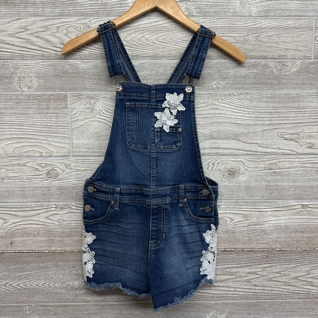 Denim Shortalls Flowers 16