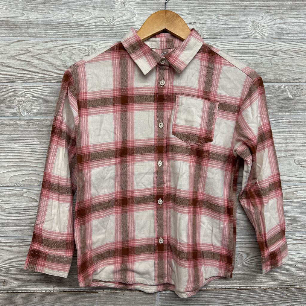 Plaid Button Up Shirt 7-8