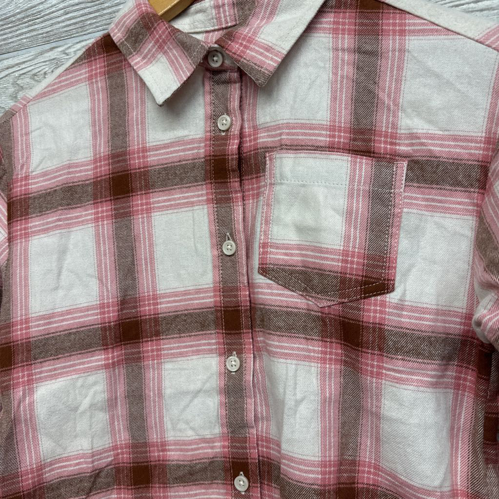 Plaid Button Up Shirt 7-8