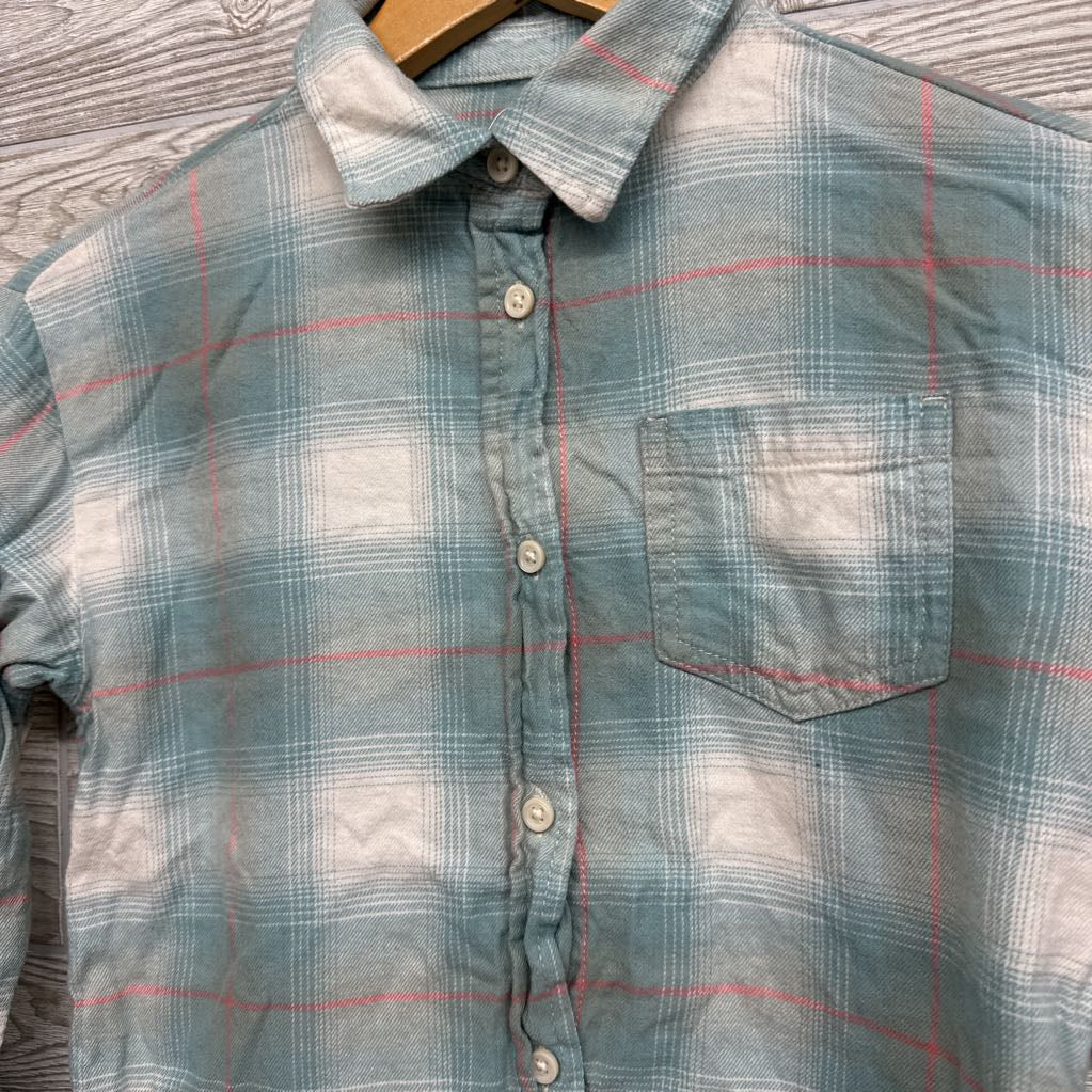 Plaid Button Up Shirt 7-8