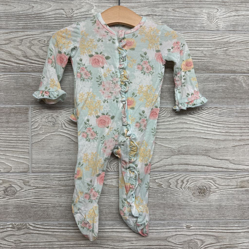 Bamboo Outfit Ruffles & Flowers 3M