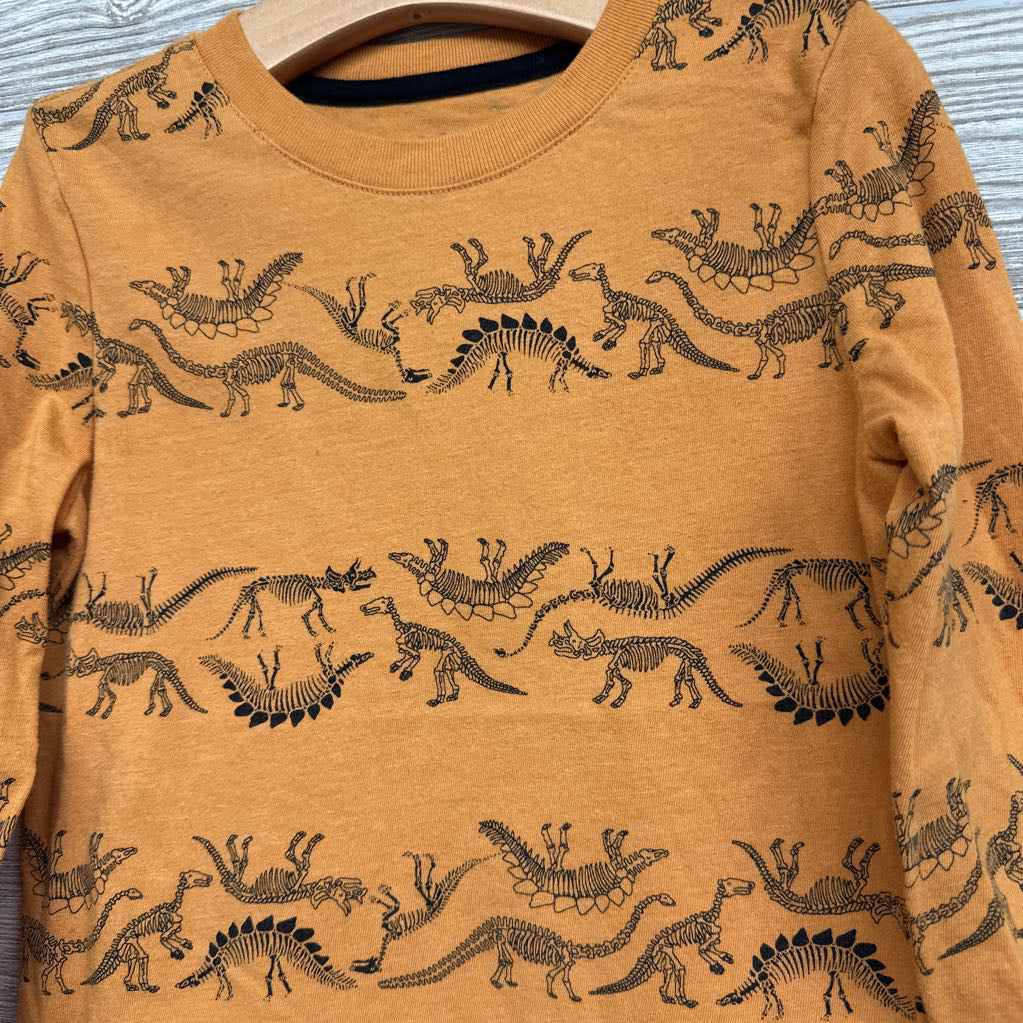 LS Shirt Skeleton Dinosaurs 5t