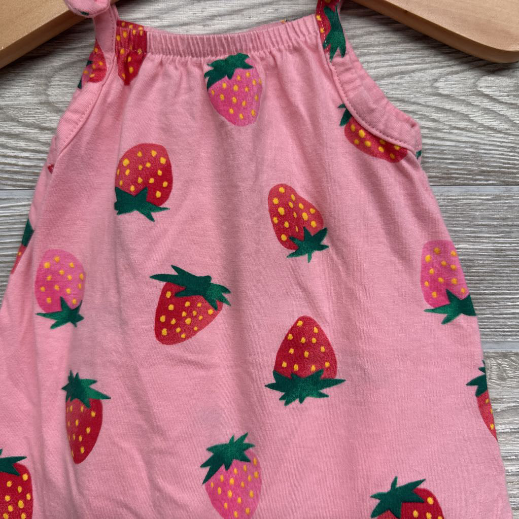 Romper Strawberries 3-6M