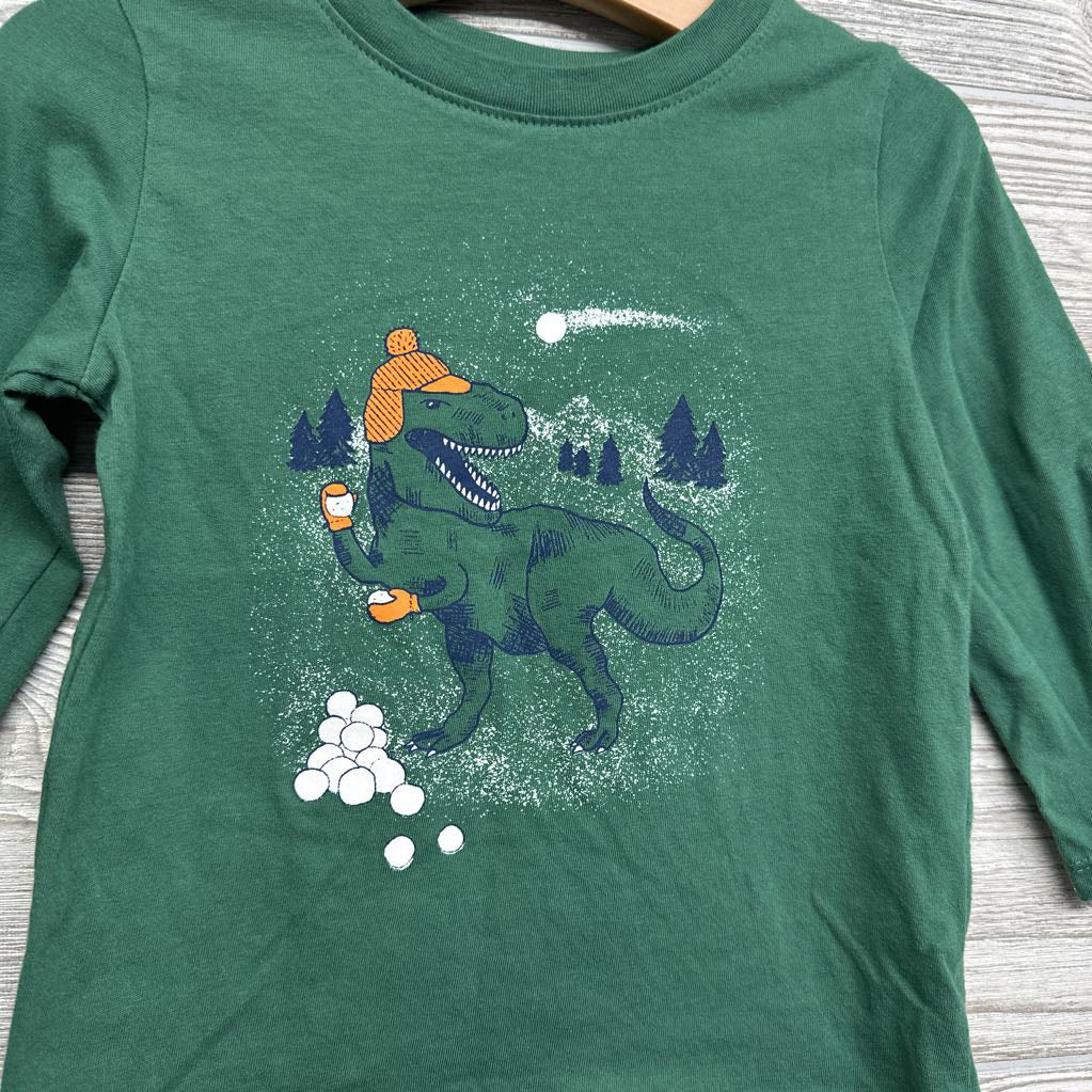 LS Shirt T Rex 2t
