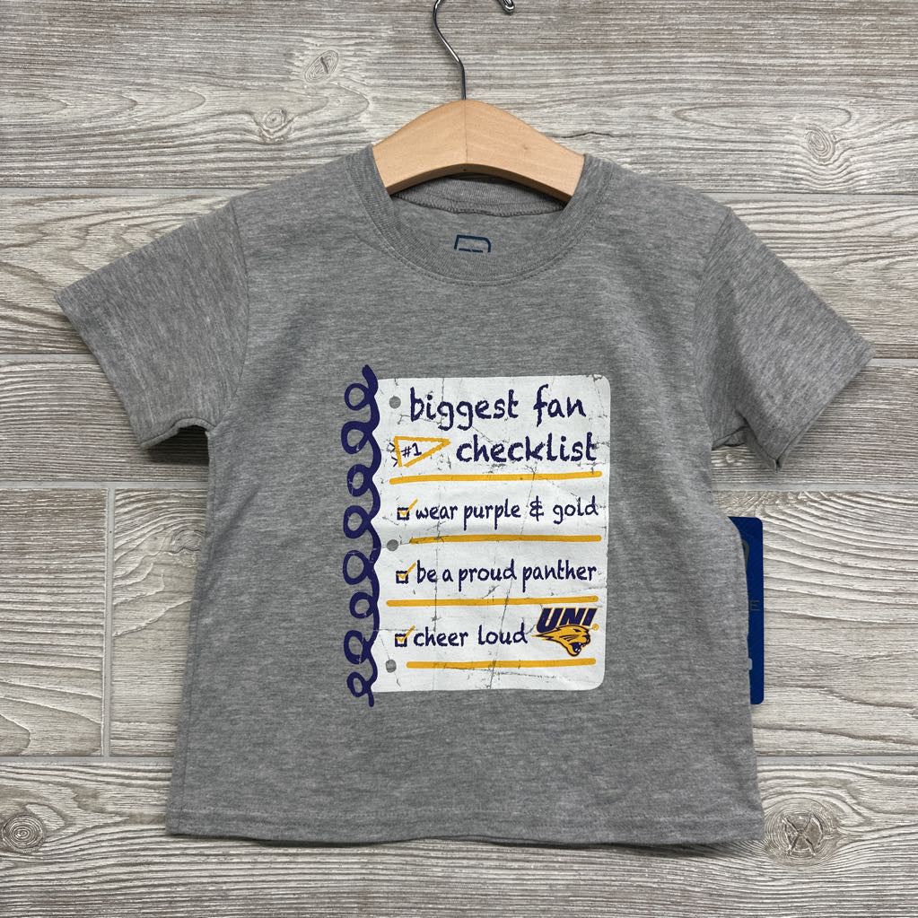 NEW Shirt UNI Biggest Fan Checklist 4t