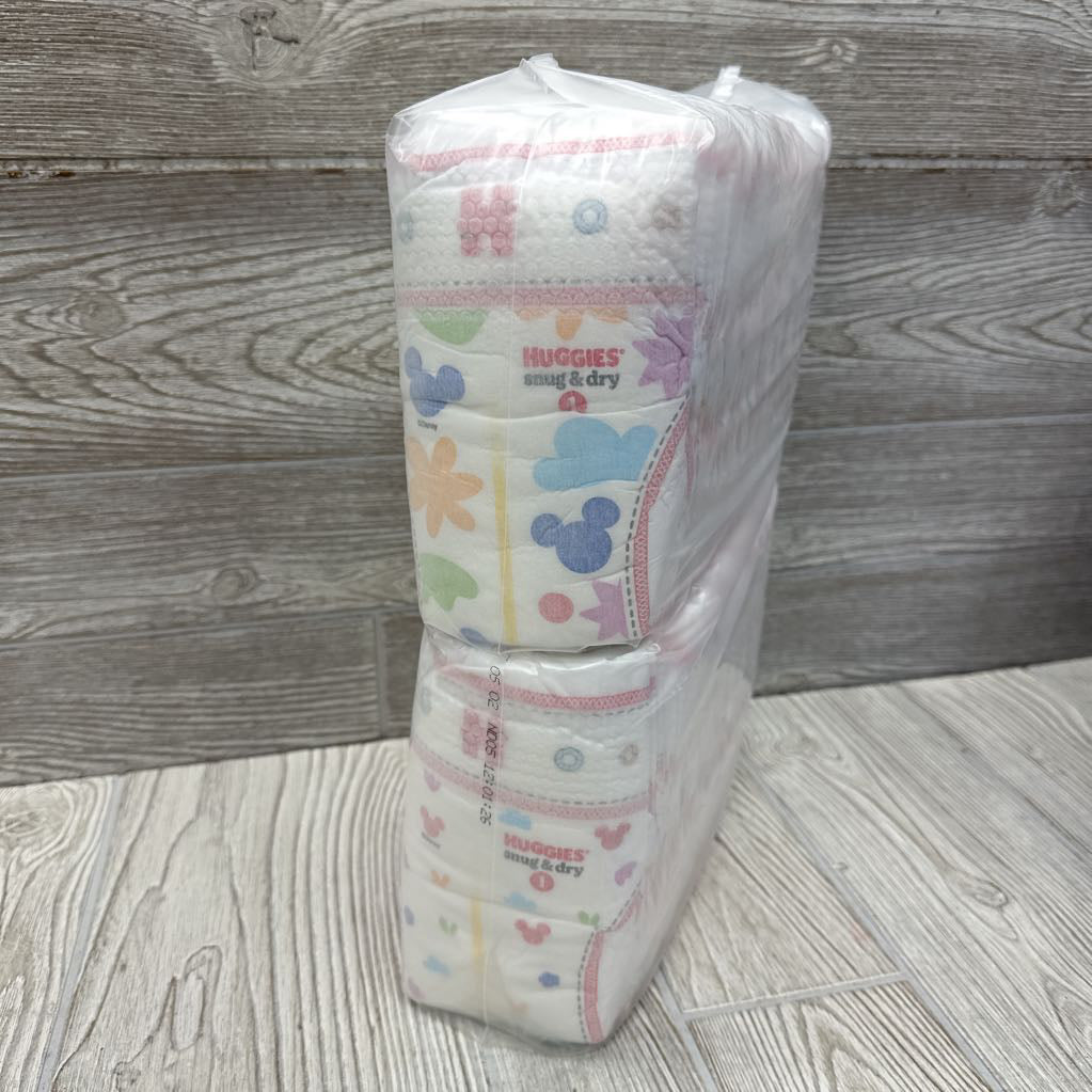 NEW 62 Pk Snug & Dry Diapers