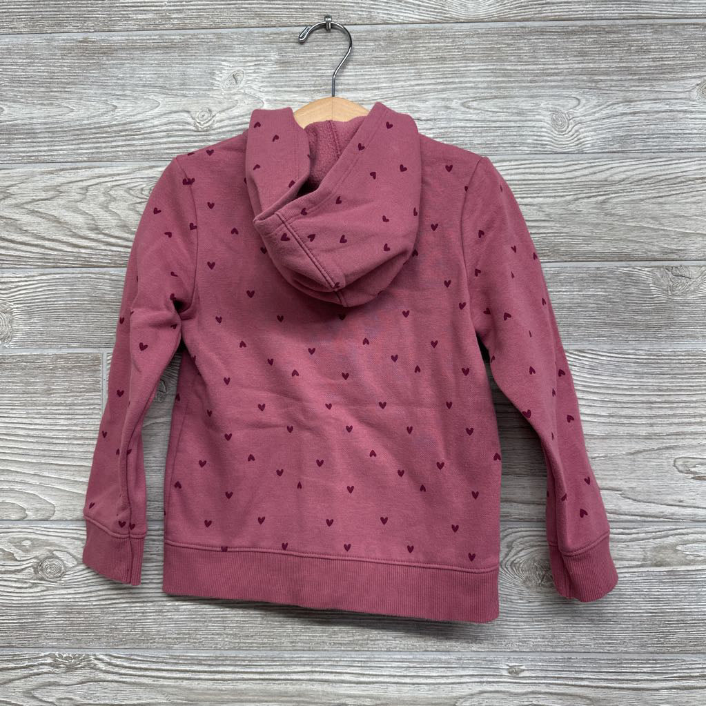 Full Zip Hoodie Hearts 5t
