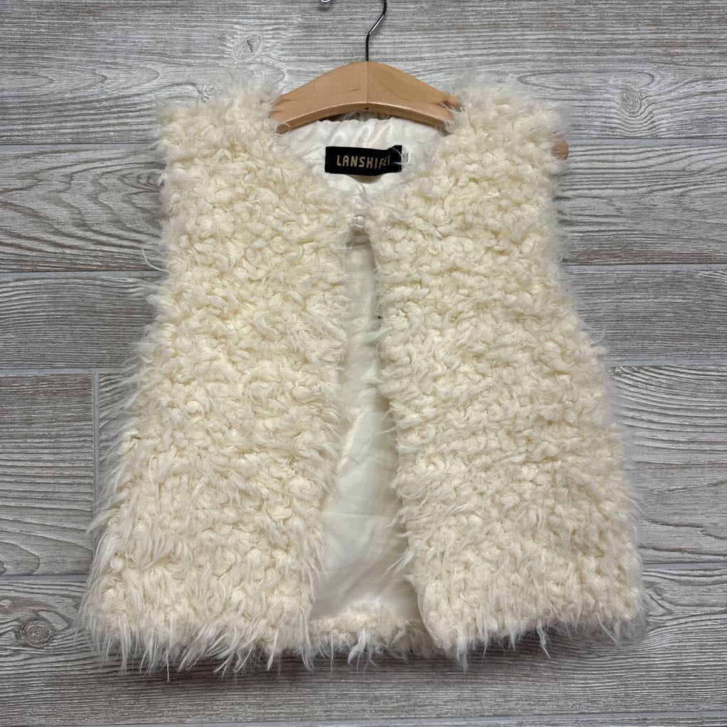 NEW Faux Fur Vest 8-10
