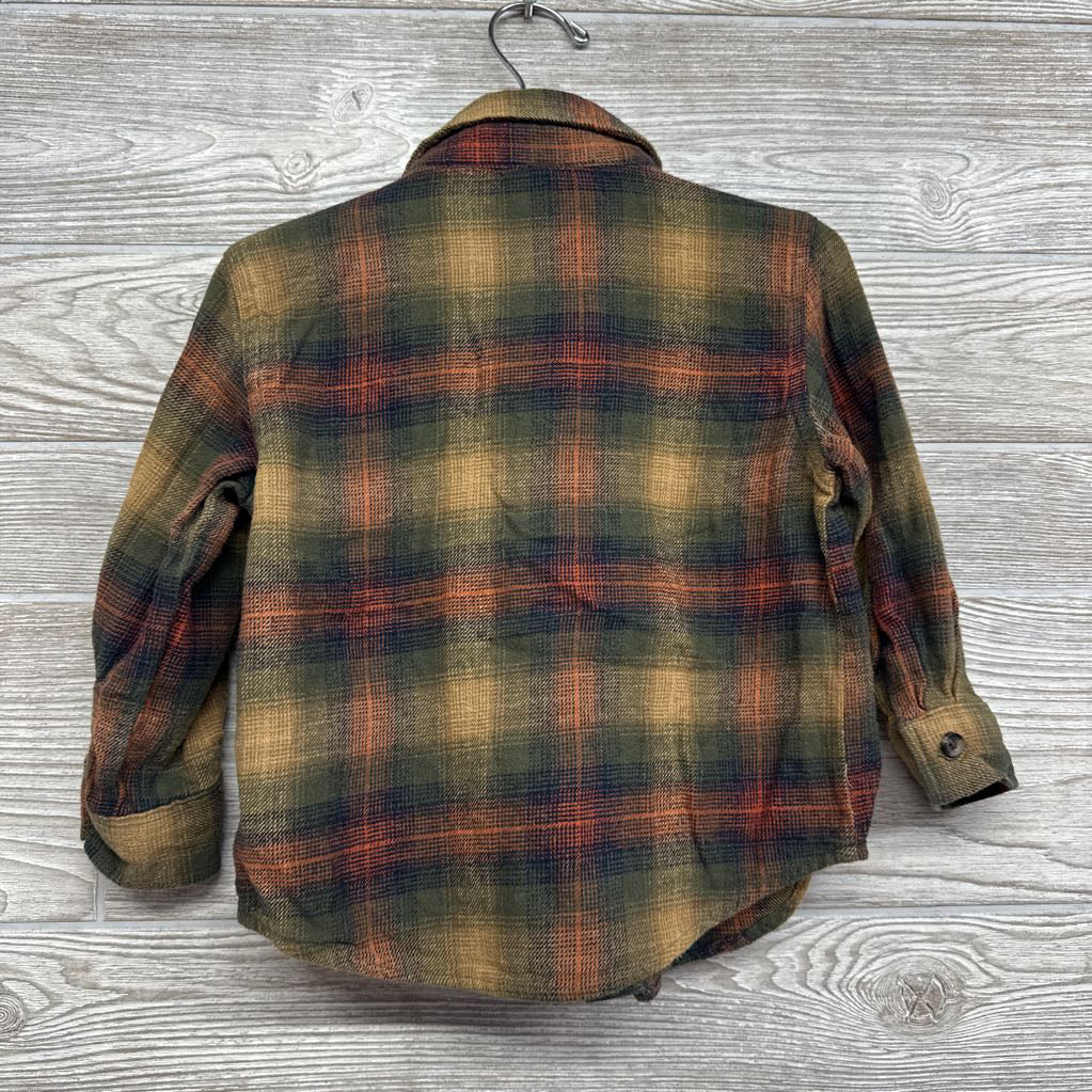 Flannel Button Up Shirt 3t