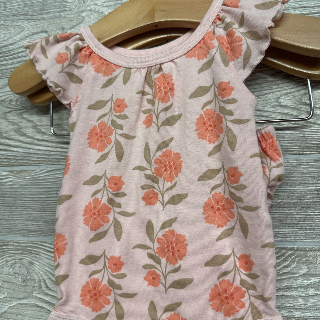 Bodysuit & Bloomers Flowers 3M