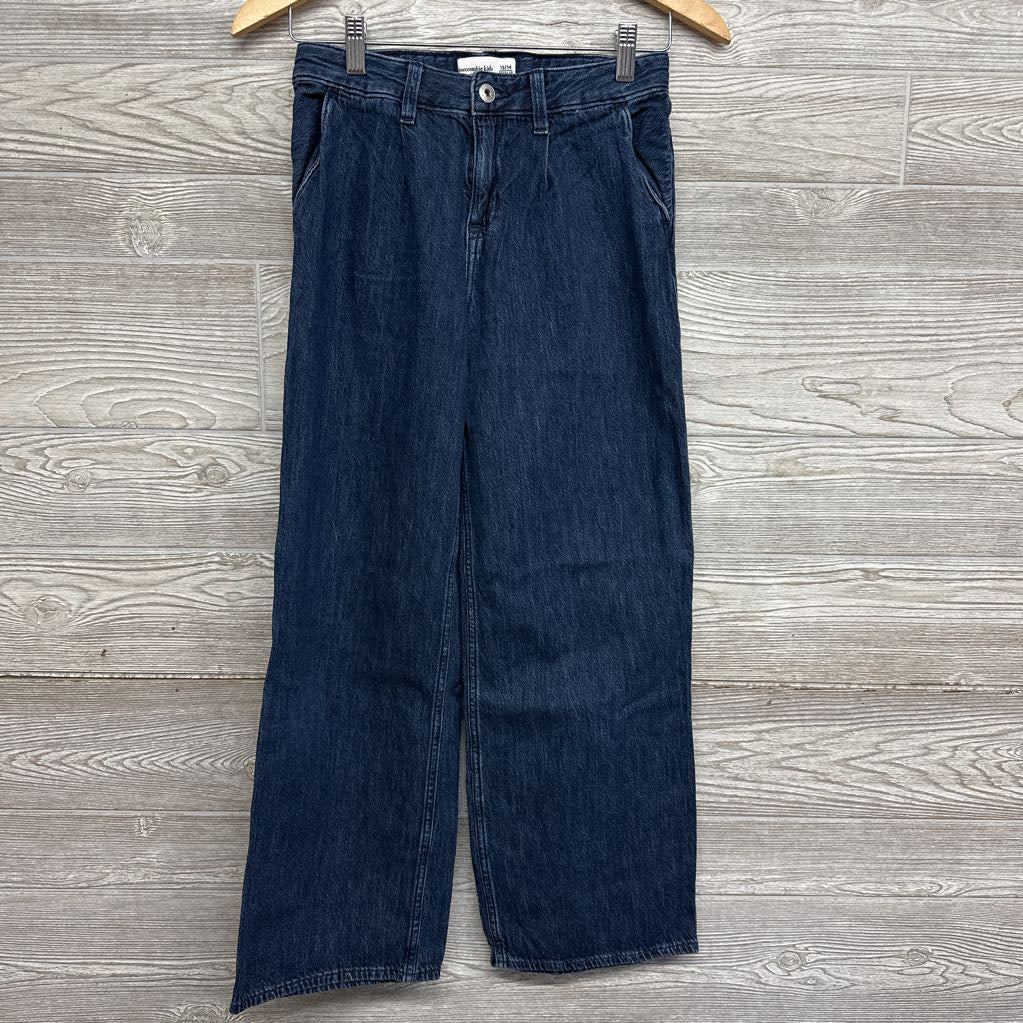 High Rise Ultra Wide Leg Jeans 13-14