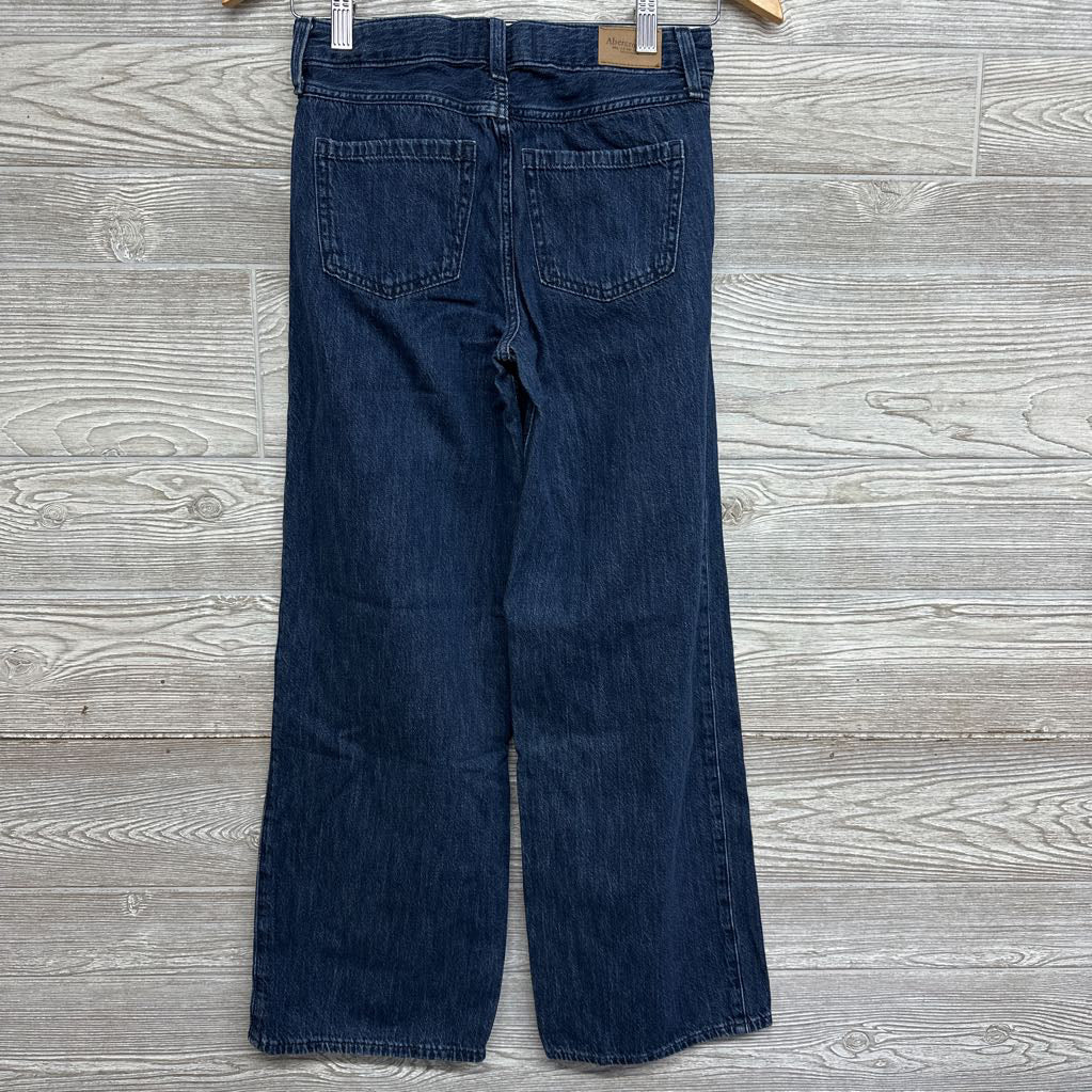 High Rise Ultra Wide Leg Jeans 13-14